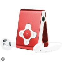 Yarvik run mp3-speler 4gb rood